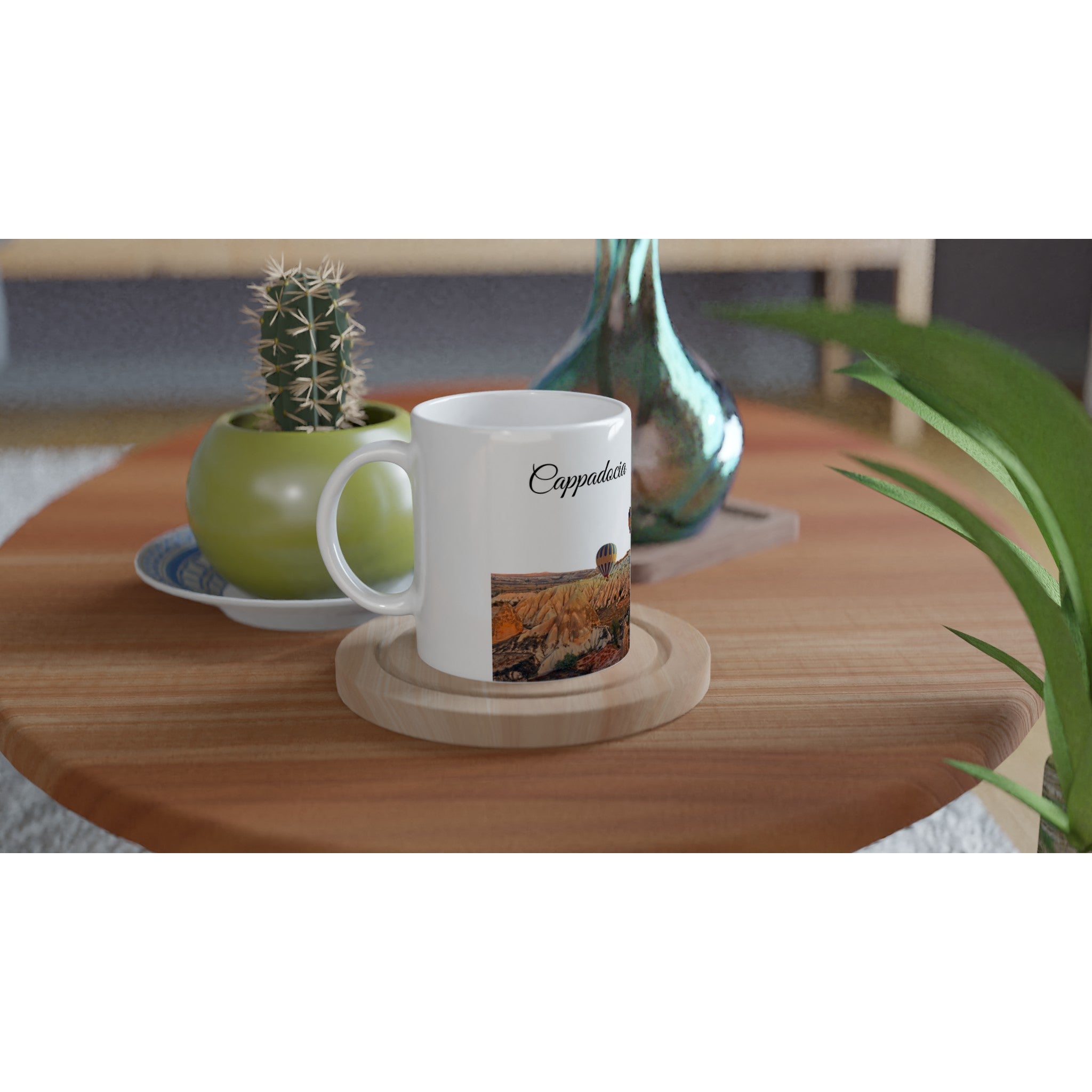 極美品 PADLLERS COFFEE miyoshi rug MUG CUP 11oz White Ceramic Mug - Cappadocia – Nature's Madness