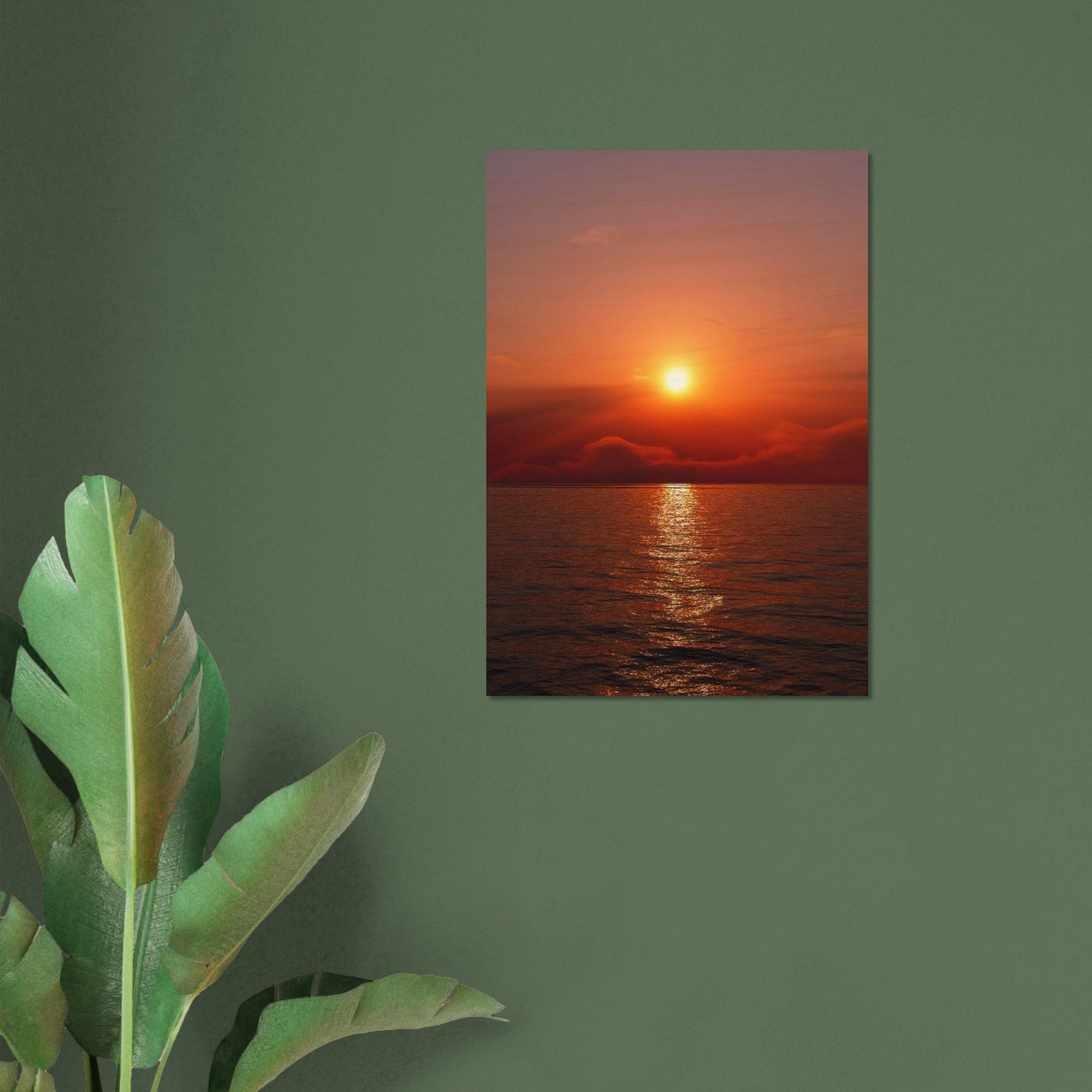 Sunset Above Sea